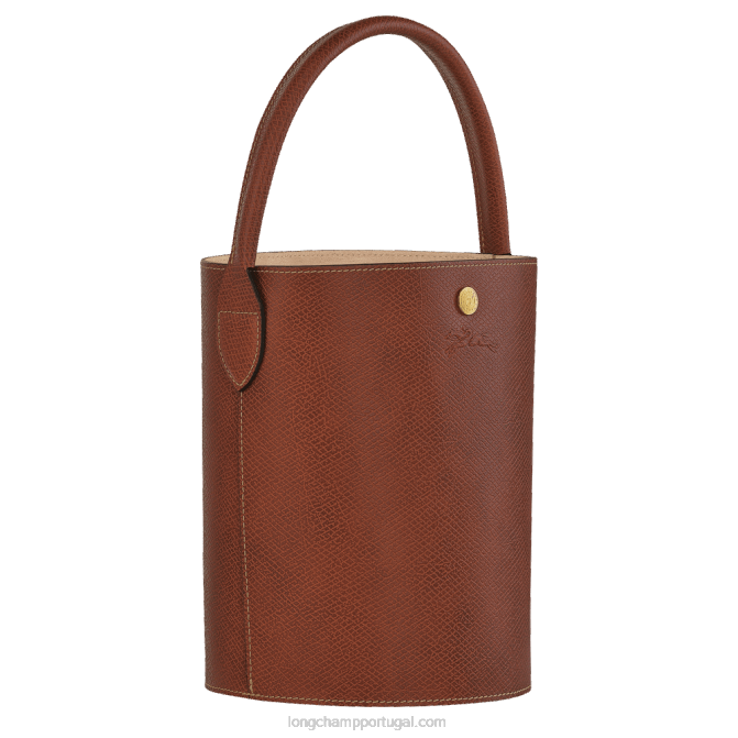 Longchamp 6DPZ135 marrom mulheres saco de balde epure s