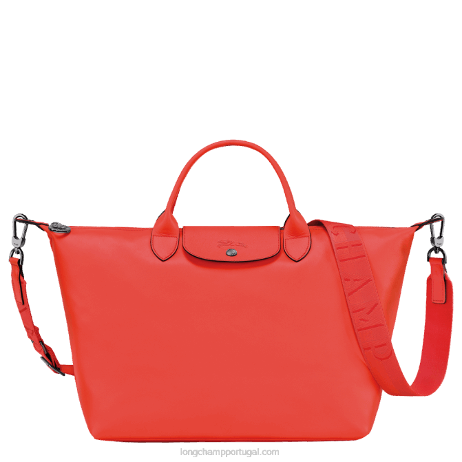 Longchamp 6DPZ139 laranja mulheres bolsa le pliage xtra l