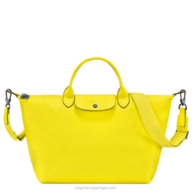 Longchamp 6DPZ140 limão mulheres bolsa le pliage xtra l