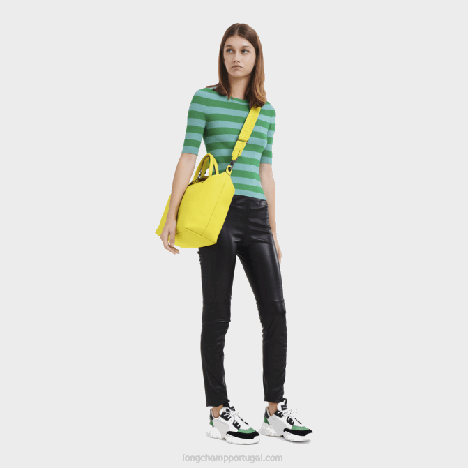 Longchamp 6DPZ140 limão mulheres bolsa le pliage xtra l