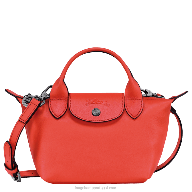 Longchamp 6DPZ145 laranja mulheres bolsa le pliage xtra xs