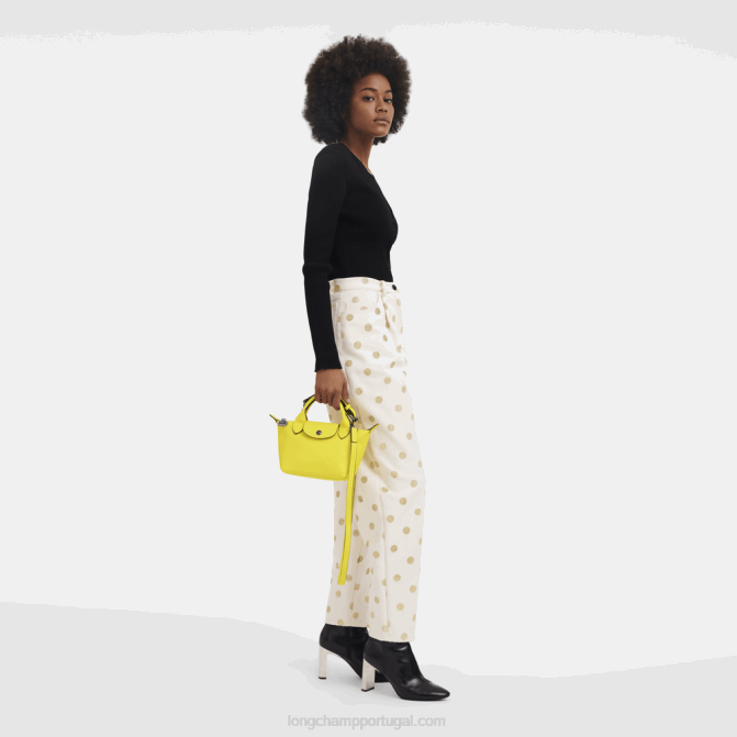 Longchamp 6DPZ146 limão mulheres bolsa le pliage xtra xs