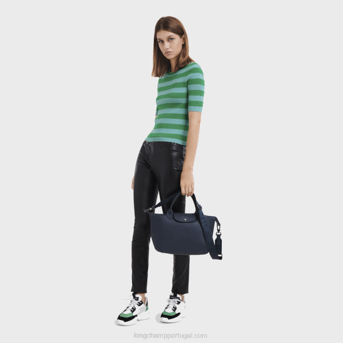 Longchamp 6DPZ153 marinha mulheres bolsa le pliage xtra s