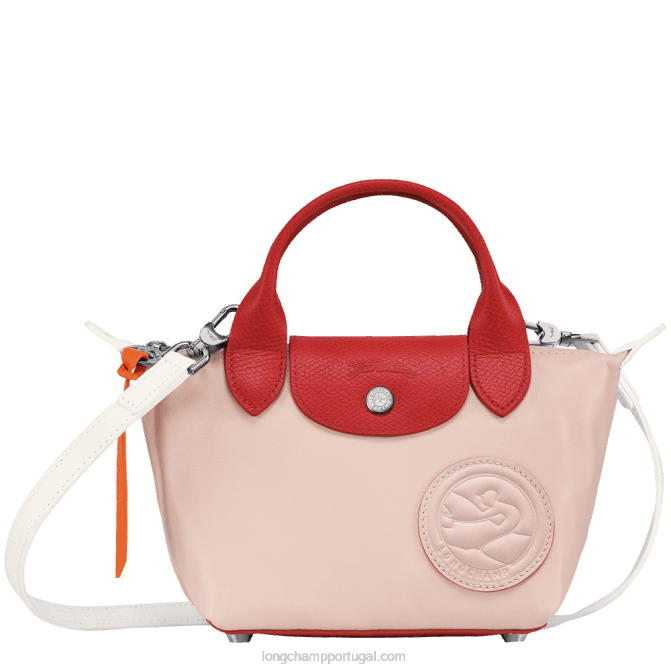 Longchamp 6DPZ156 Rosa pálido mulheres bolsa le pliage xtra xs