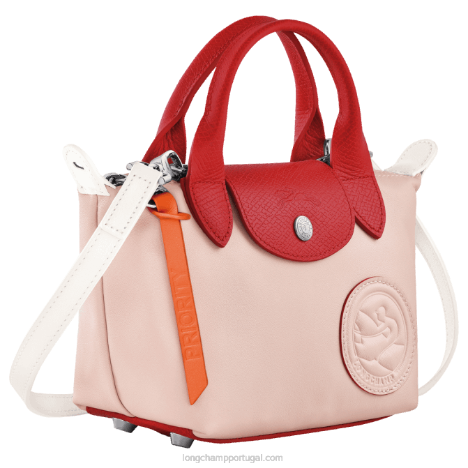 Longchamp 6DPZ156 Rosa pálido mulheres bolsa le pliage xtra xs