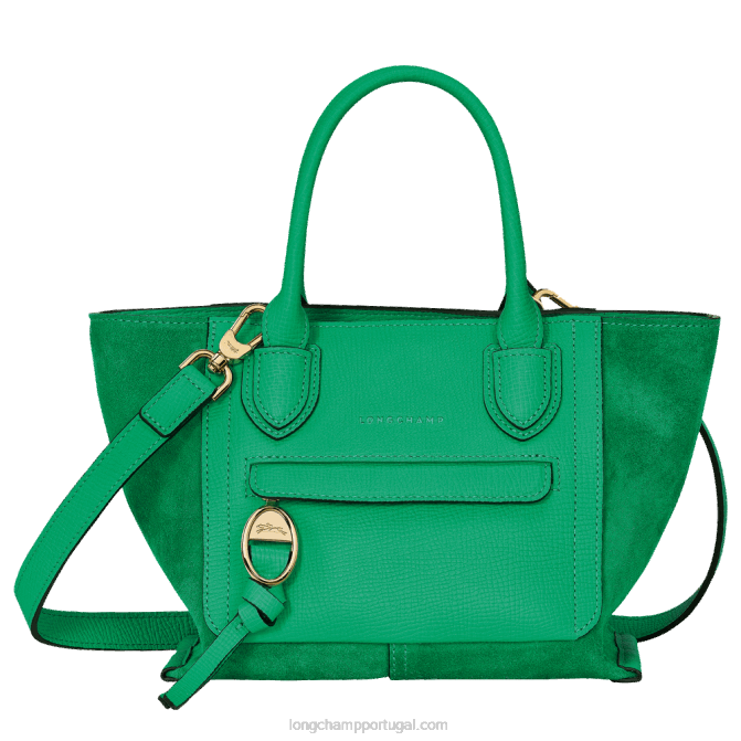 Longchamp 6DPZ160 grama/luz verde mulheres mala de caixa de correio f