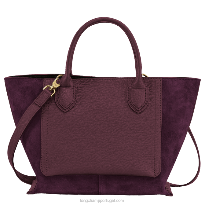 Longchamp 6DPZ161 Borgonha mulheres bolsa de caixa de correio m