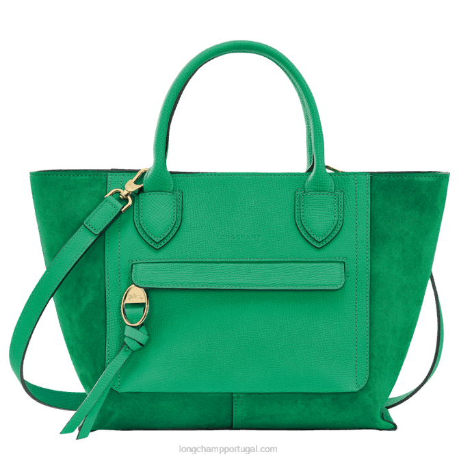 Longchamp 6DPZ162 grama/luz verde mulheres bolsa de caixa de correio m