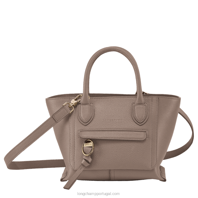 Longchamp 6DPZ164 taupe mulheres mala de caixa de correio f