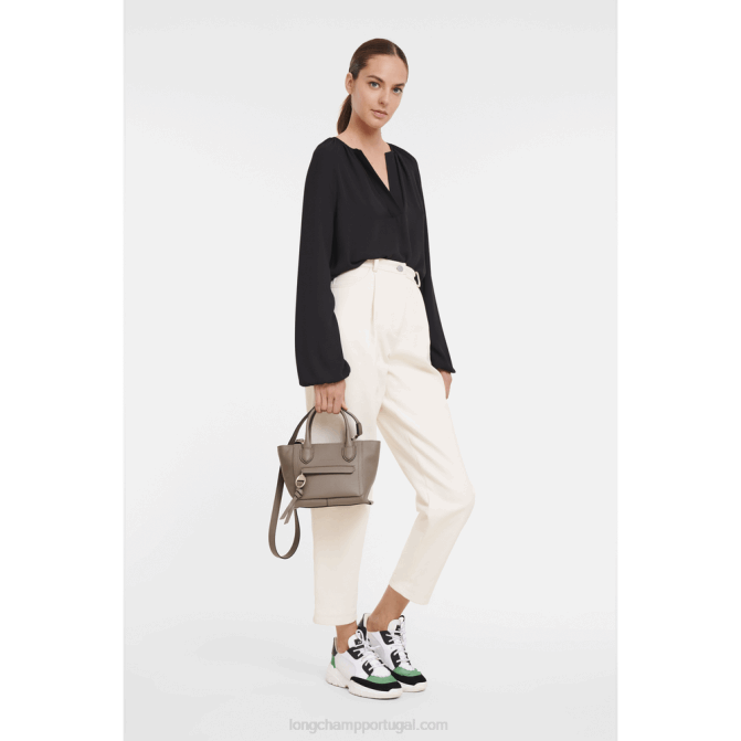 Longchamp 6DPZ164 taupe mulheres mala de caixa de correio f