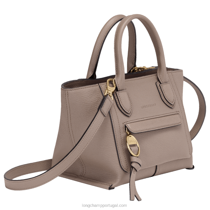 Longchamp 6DPZ164 taupe mulheres mala de caixa de correio f