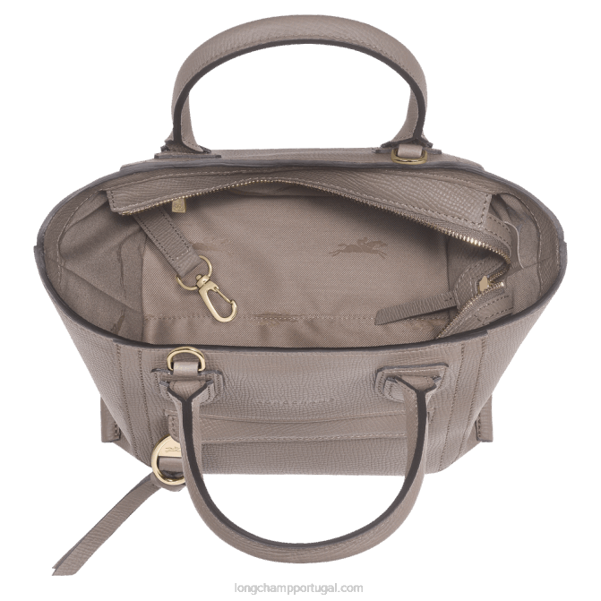 Longchamp 6DPZ164 taupe mulheres mala de caixa de correio f