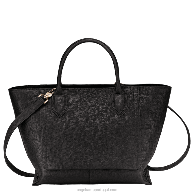 Longchamp 6DPZ167 preto mulheres bolsa de caixa de correio m