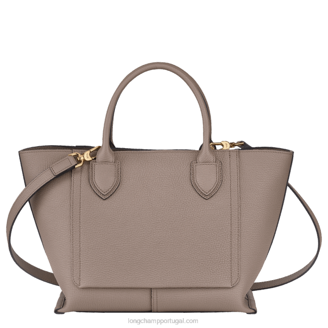 Longchamp 6DPZ168 taupe mulheres bolsa de caixa de correio m