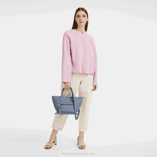 Longchamp 6DPZ169 ardósia mulheres bolsa de caixa de correio m