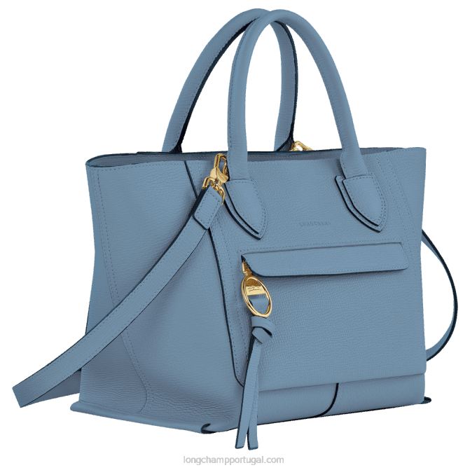 Longchamp 6DPZ169 ardósia mulheres bolsa de caixa de correio m