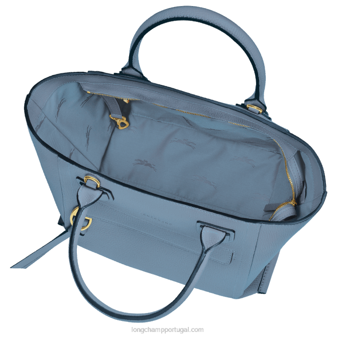 Longchamp 6DPZ169 ardósia mulheres bolsa de caixa de correio m