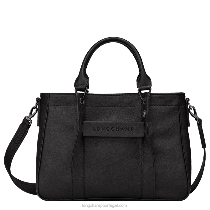 Longchamp 6DPZ176 preto mulheres bolsa 3d m