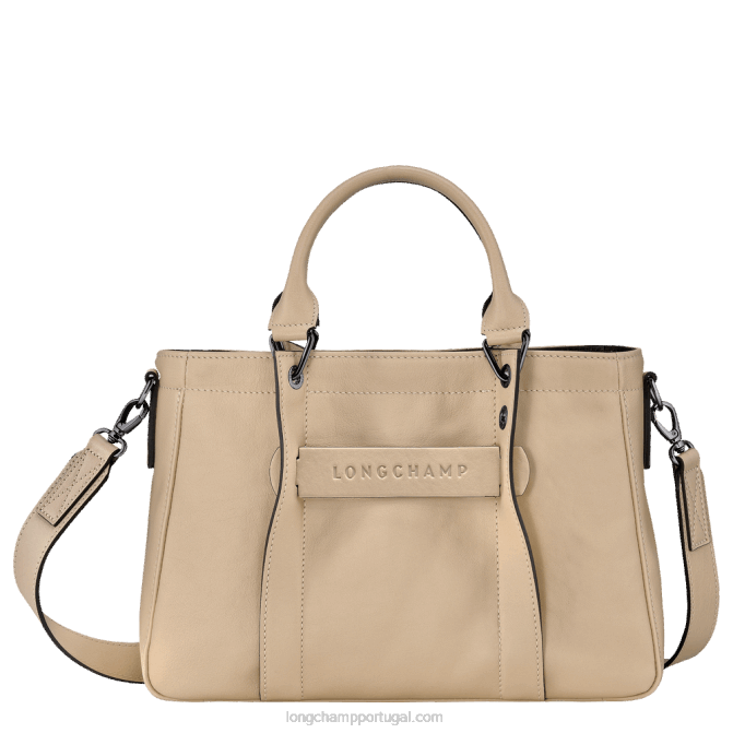 Longchamp 6DPZ177 bege mulheres bolsa 3d m