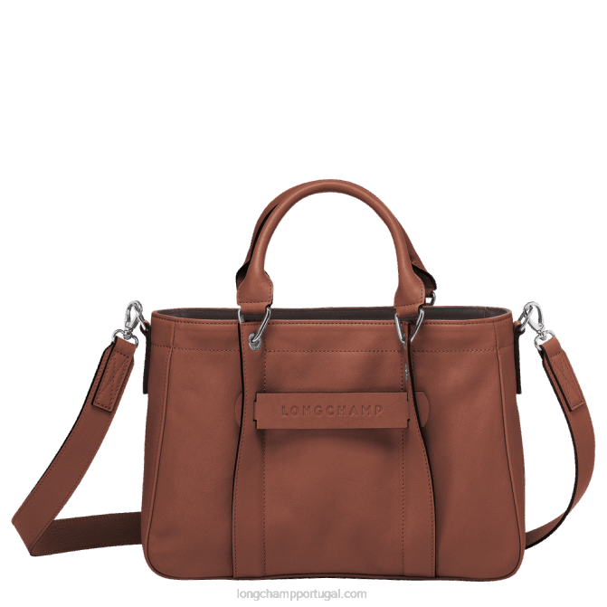 Longchamp 6DPZ180 conhaque mulheres bolsa 3d m