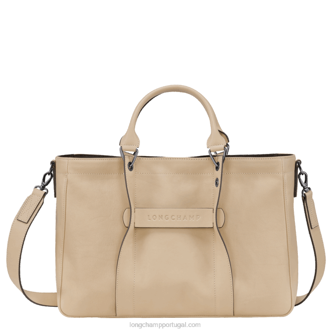 Longchamp 6DPZ182 bege mulheres bolsa 3d l