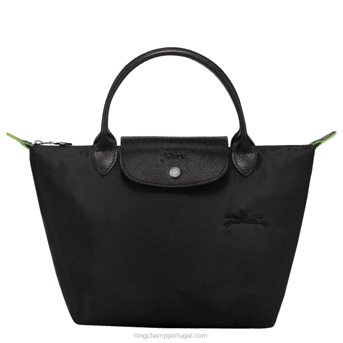 Longchamp 6DPZ186 preto mulheres bolsa verde le pliage s
