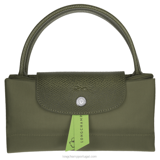 Longchamp 6DPZ187 floresta mulheres bolsa verde le pliage s