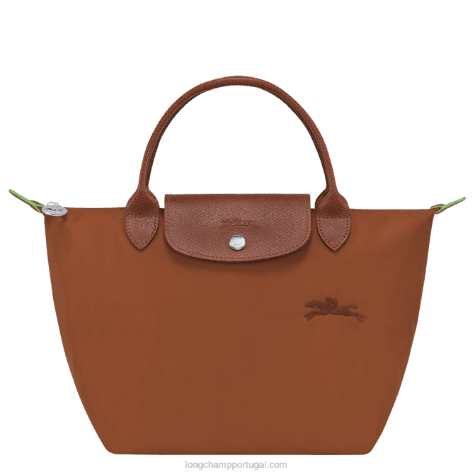 Longchamp 6DPZ188 conhaque mulheres bolsa verde le pliage s
