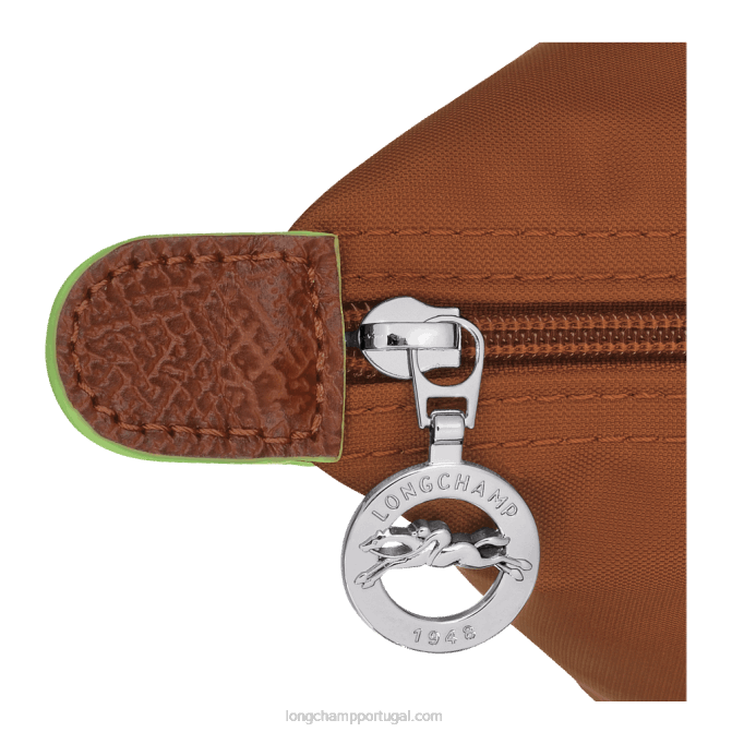 Longchamp 6DPZ188 conhaque mulheres bolsa verde le pliage s