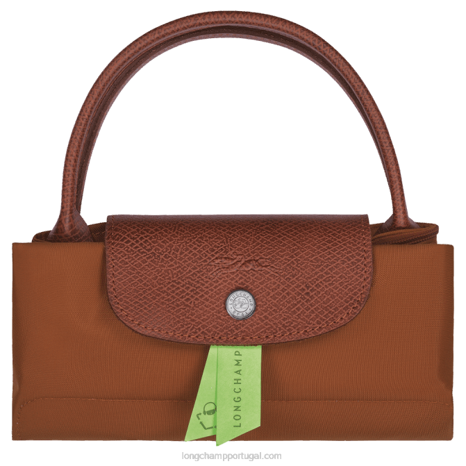 Longchamp 6DPZ188 conhaque mulheres bolsa verde le pliage s