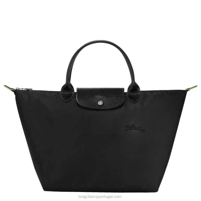 Longchamp 6DPZ192 preto mulheres bolsa verde le pliage m