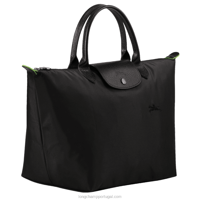 Longchamp 6DPZ192 preto mulheres bolsa verde le pliage m