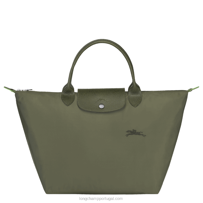 Longchamp 6DPZ193 floresta mulheres bolsa verde le pliage m
