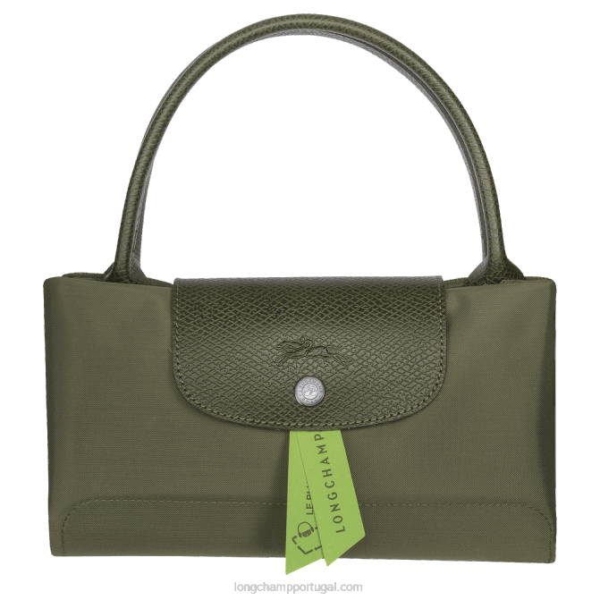 Longchamp 6DPZ193 floresta mulheres bolsa verde le pliage m