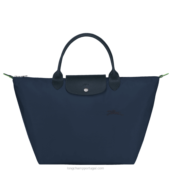 Longchamp 6DPZ195 marinha mulheres bolsa verde le pliage m
