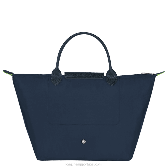 Longchamp 6DPZ195 marinha mulheres bolsa verde le pliage m