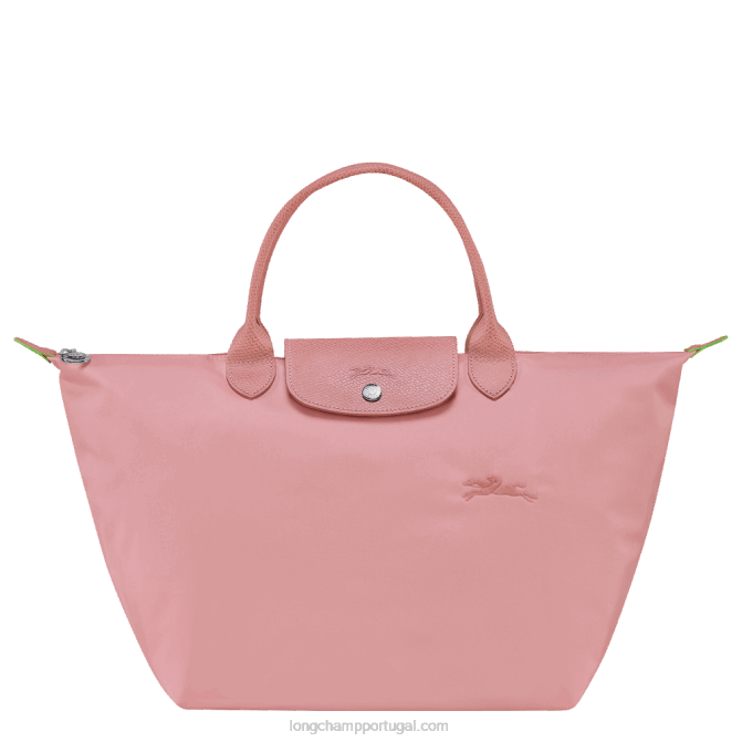 Longchamp 6DPZ197 pétala rosa mulheres bolsa verde le pliage m