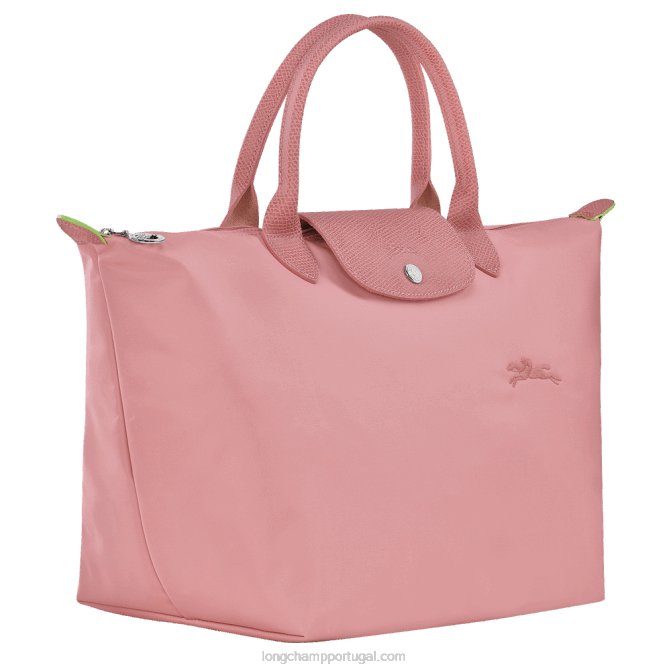 Longchamp 6DPZ197 pétala rosa mulheres bolsa verde le pliage m