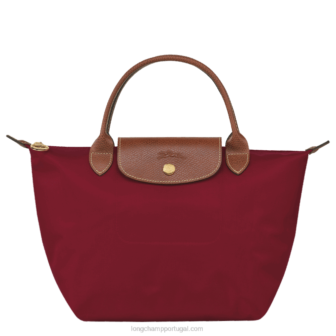 Longchamp 6DPZ199 vermelho mulheres bolsa original le pliage s