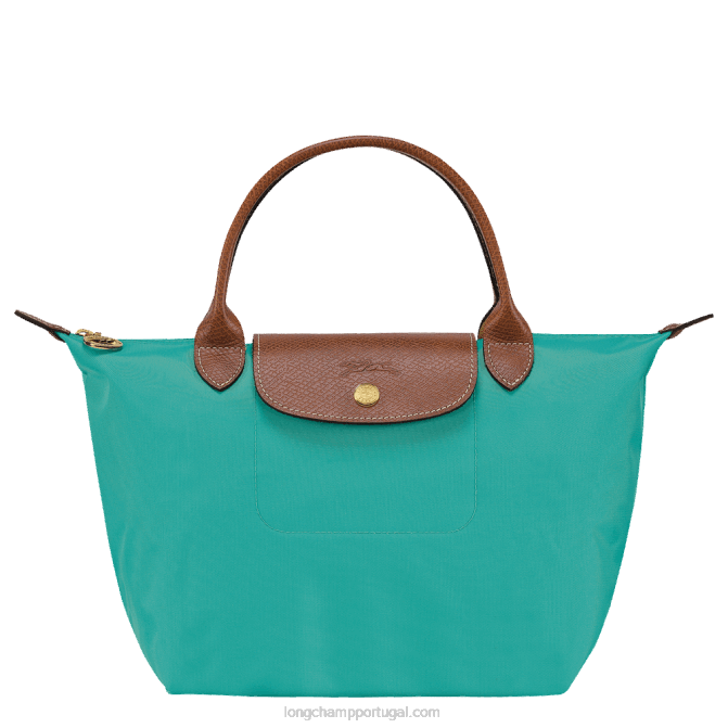 Longchamp 6DPZ201 turquesa mulheres bolsa original le pliage s