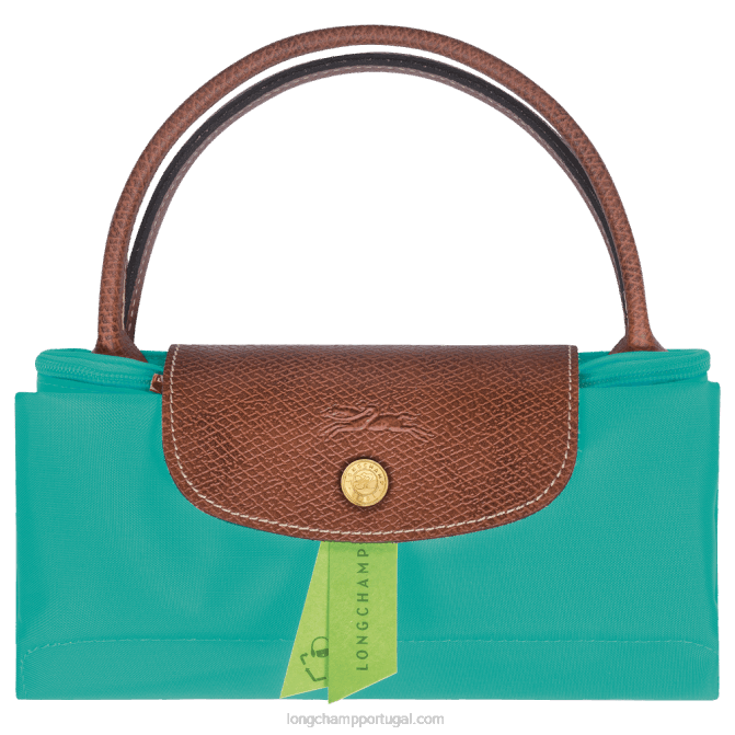 Longchamp 6DPZ201 turquesa mulheres bolsa original le pliage s