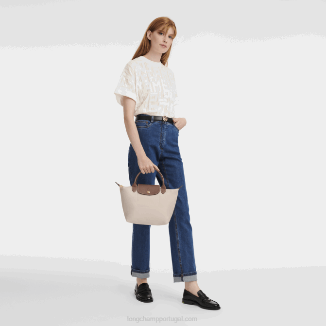 Longchamp 6DPZ202 papel mulheres bolsa original le pliage s