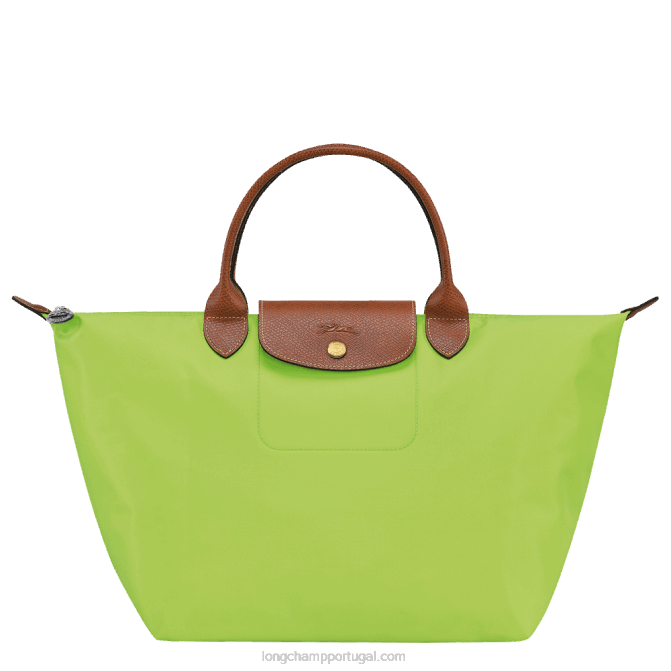 Longchamp 6DPZ205 luz verde mulheres bolsa original le pliage m