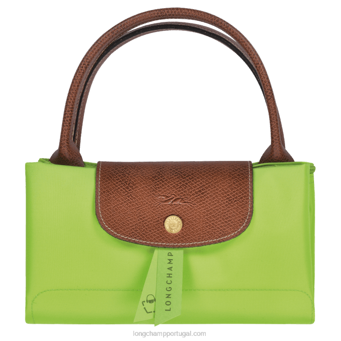Longchamp 6DPZ205 luz verde mulheres bolsa original le pliage m