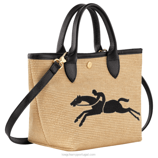 Longchamp 6DPZ28 preto mulheres bolsa cesto le panier pliage s