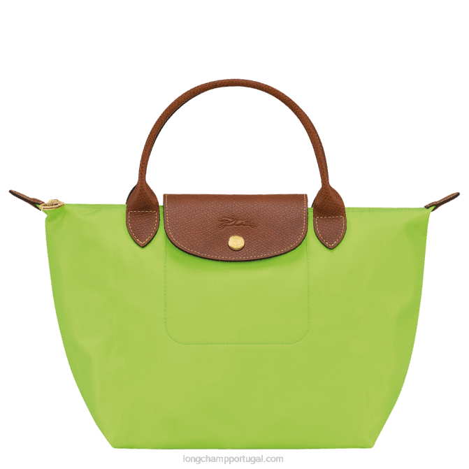 Longchamp 6DPZ33 luz verde mulheres bolsa original le pliage s