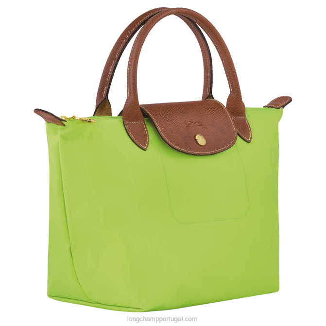 Longchamp 6DPZ33 luz verde mulheres bolsa original le pliage s