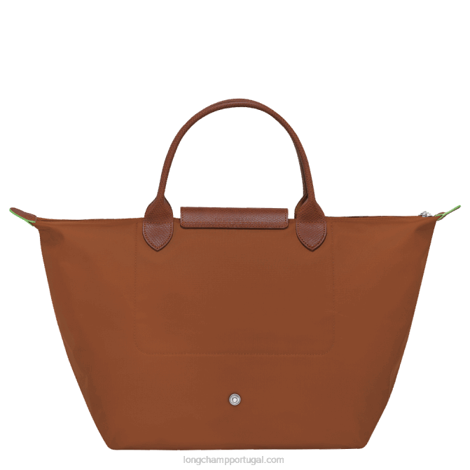 Longchamp 6DPZ42 conhaque mulheres bolsa verde le pliage m