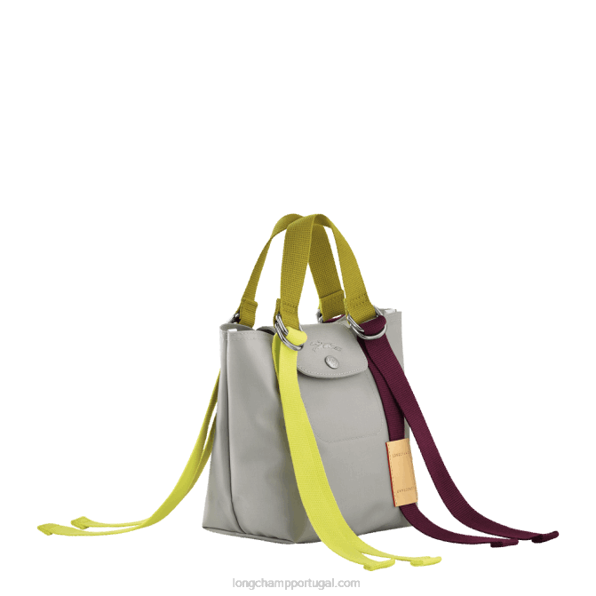 Longchamp 6DPZ43 cinza mulheres bolsa le pliage re play xs