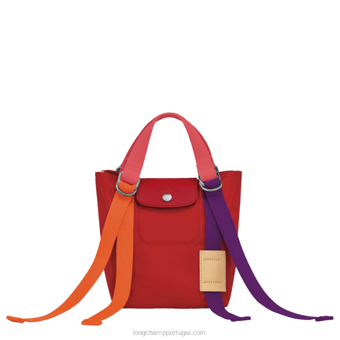 Longchamp 6DPZ47 vermelho mulheres bolsa le pliage re play xs